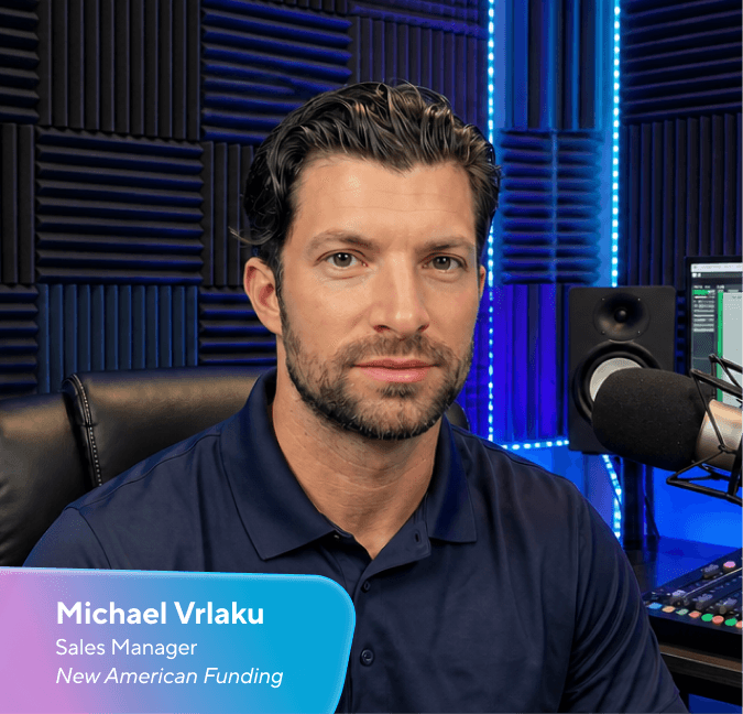 Portrait of Michael Vrlaku, Sales Manager at New American Funding.