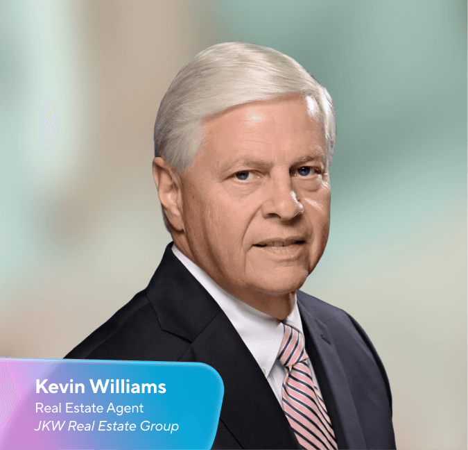 Headshot of Kevin Williams, Real Estate Agent for JKW Real Estate Group.