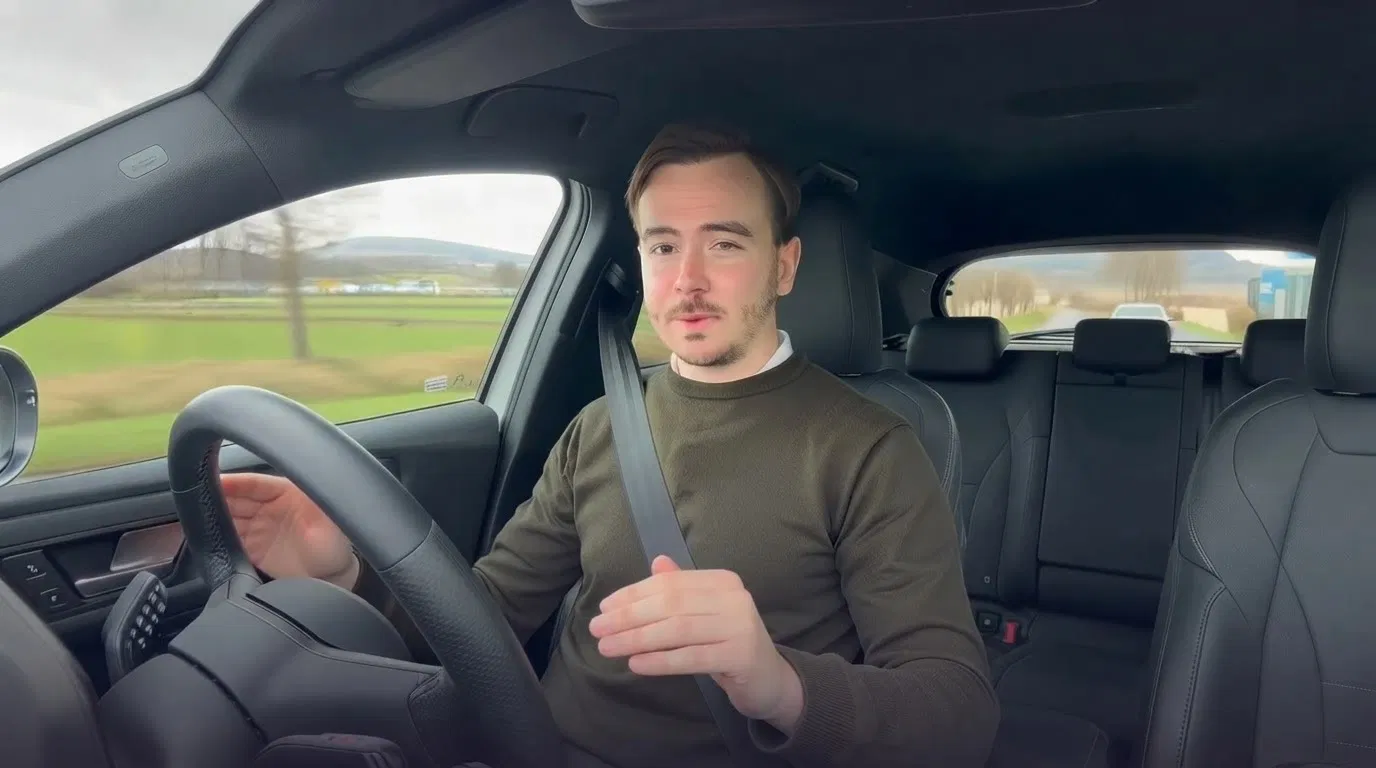Pavel speaking while driving